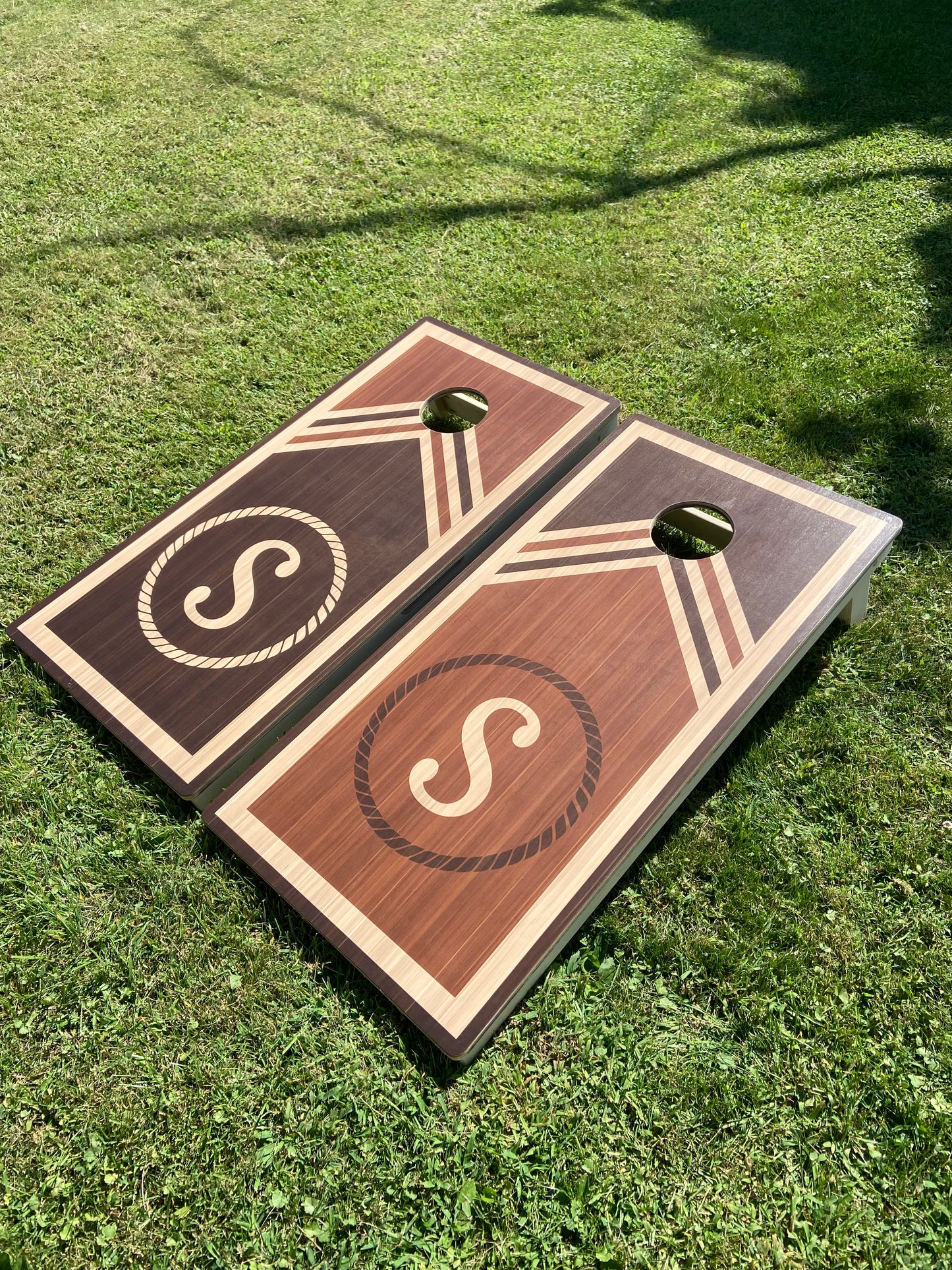 Classic Chevron Cornhole Boards