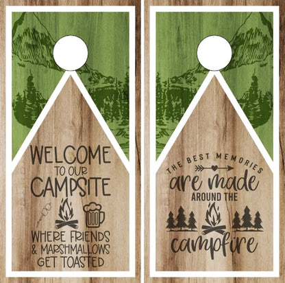 Campsite Cornhole Boards